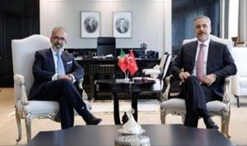 Bakan Fidan, Portekizli mevkidaşı ile bir araya geldi