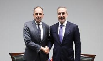 Bakan Fidan, Yunan mevkidaşı Gerapetritis ile bir araya geldi