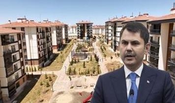 Bakan Kurum, İlk Evim Projesi'nde yapımı tamamlanan TOKİ konutlarının görüntülerini paylaştı