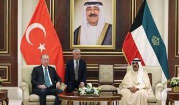 Cumhurbaşkanı Erdoğan, Kuveyt Emiri ile görüştü