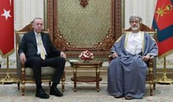 Cumhurbaşkanı Erdoğan Umman Sultanı Heysem bin Tarık ile görüştü