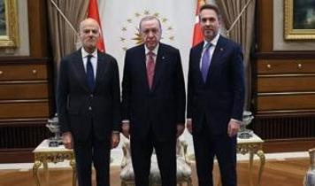 Cumhurbaşkanı Erdoğan, Claudio Descalzi'yi kabul etti