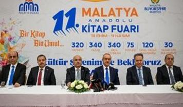 Malatya Anadolu Kitap ve Kültür Fuarı 11'inci kez kapılarını kitapseverlere açıyor