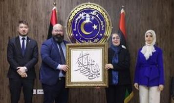 Libya'da diplomatik temas: Yunus Emre Enstitüsü Koordinatörü, Kadın İşlerinden Sorumlu Devlet Bakanı'nı ziyaret etti