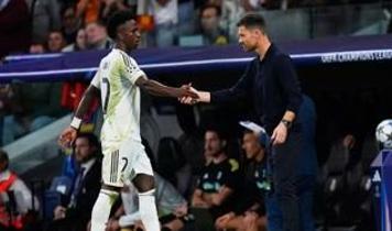 Xabi Alonso, Vinicius'u affetti