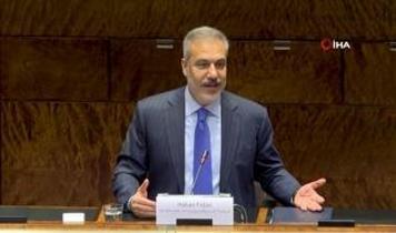 Dışişleri Bakanı Fidan, Finlandiya-Türkiye Parlamentolararası Dostluk Grubu'nun düzenlendiği toplantıda konuştu