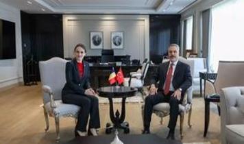 Bakan Fidan Romanyalı mevkidaşı ile görüştü