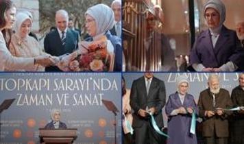Emine Erdoğan'dan Topkapı Sarayı Saat Müzesi'nin açılışına ilişkin paylaşım