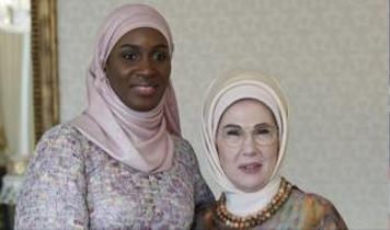 Emine Erdoğan, Senegal Cumhurbaşkanının eşi Faye ile bir araya geldi