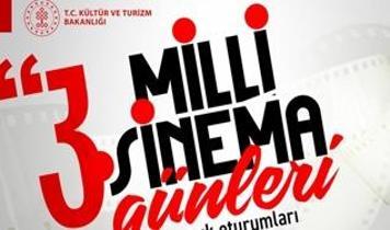 "3. Milli Sinema Günleri", 22-23 Kasım'da sinemaseverlerle buluşacak