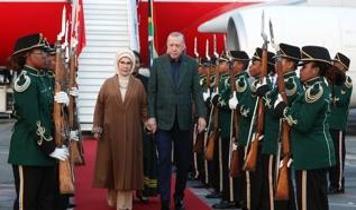 Cumhurbaşkanı Erdoğan, G20 Liderler Zirvesi için Johannesburg kentine geldi