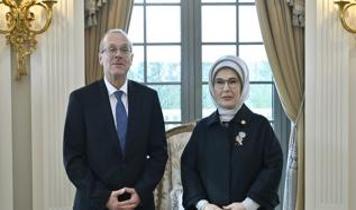 Emine Erdoğan, DSÖ heyetiyle bir araya geldi