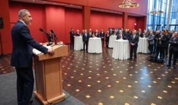 Bakan Fidan Almanya'da Türk STK temsilcileri ile bir araya geldi