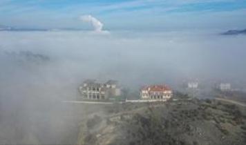 Sisle kaplanan Kastamonu havadan görüntülendi