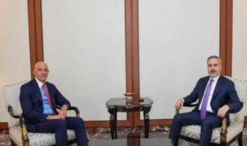 Bakan Fidan ABD'li elçi Barrack'ı kabul etti