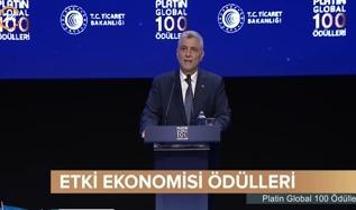 Platin Global 100 ödülleri... Bakan Bolat: İstihdamda 33 milyon kişilik hacme ulaştık