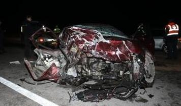 Çanakkale'de feci kaza: 5 ölü, 1 yaralı