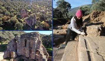 Nysa Antik Kenti'nde 1800 yıllık basamaklar ortaya çıkarıldı