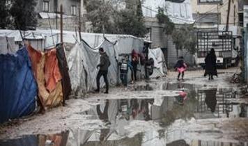 Gazze'de kış şartları Filistinlilerin yaşamını zorlaştırıyor