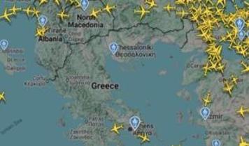 Yunanistan hava sahasındaki teknik arıza nedeniyle çok sayıda uçuş aksadı