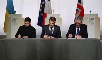 Ukrayna, İngiltere ve Fransa imzaları attı! Macron: Türkiye'yi özellikle takdir etmek istiyorum