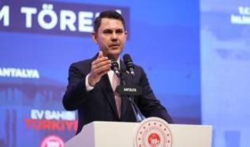 Bakan Kurum'dan asrın inşası vurgusu... ''11 ilimiz Anka kuşu misali küllerinden doğdu''