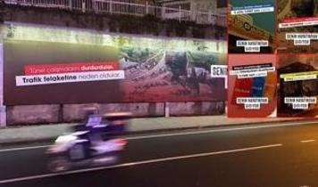 CHP'li yönetim sınıfta kaldı AK Parti pankartlara taşıdı: Senin hayatından gidiyor