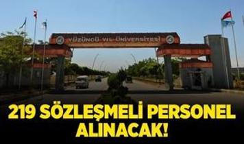 Van Yüzüncü Yıl Üniversitesi 219 Sözleşmeli Personel alacak!