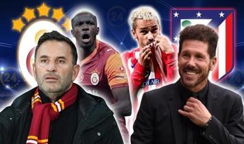 Galatasaray-Atletico Madrid maç kadrosu: Galatasaray-Atletico Madrid maçı muhtemel 11'ler 