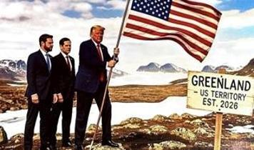 Trump'tan "Grönland" paylaşımı! 2026'da kurulan bir ABD toprağı gibi gösterdi