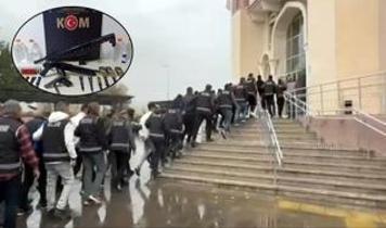 'Daltonlar' ve 'Casperler' suç örgütüne operasyon! 15 kişiden 8'i tutuklandı