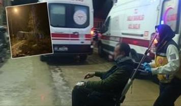 İşçileri taşıyan minibüs devrildi: 13 kişi yaralandı