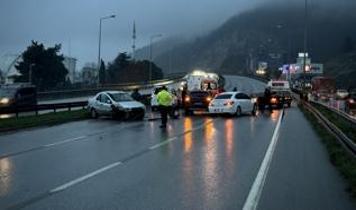 Samsun'da zincirleme kaza: 2 yaralı