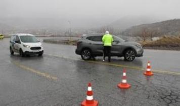 Kayseri-Malatya kara yolu ulaşıma kapatıldı