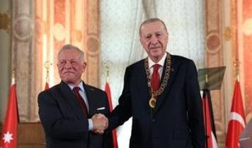 Cumhurbaşkanı Erdoğan'a Ürdün Kralı 2. Abdullah'tan "Hüseyin Bin Ali Nişanı"