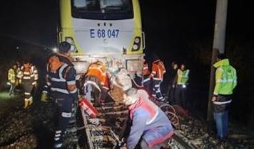 Balıkesir'de korkutan kaza... Tren raydan çıktı