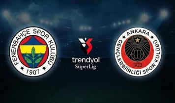 Fenerbahçe-Gençlerbirliği maç kadrosu! Fenerbahçe-Gençlerbirliği muhtemel 11'ler belli oldu