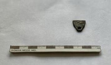 Arkeolojik kazıda keşfedildi! Selçuklu dönemi muska gün yüzüne çıkarıldı