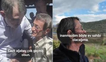 Bakan Kurum'dan yangında evi yanan "Cavit amca"ya ilişkin "Artık yüzü gülüyor" paylaşımı