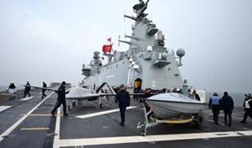 Tatbikatta tarihi ilk: Türk SİHA'ları amfibi çıkarma senaryosunda sahada