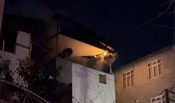 Çatı katında yangın! 1 kişi yaralandı