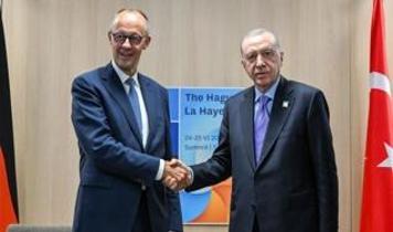 Cumhurbaşkanı Erdoğan, Almanya Şansölyesi Merz ile telefonda görüştü