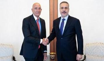 Bakan Fidan, ABD'nin Ankara Büyükelçisi Barrack'ı kabul etti