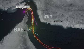 Hürmüz Boğazı'nda gemi trafiği durma noktasına geldi!