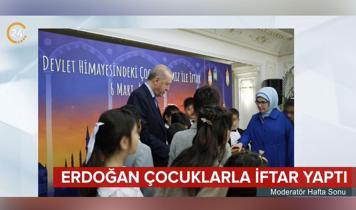Cumhurbaşkanı Erdoğan, devlet himayesindeki çocuklarla iftar yaptı