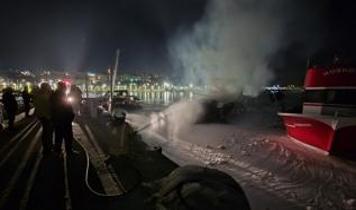 Şile'de yat alev alev yandı