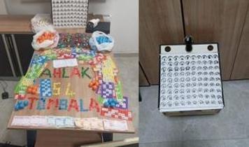 Kumarhaneye çevrilen iş yerine suçüstü operasyon