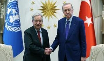 Cumhurbaşkanı Erdoğan, Guterres'i kabul etti