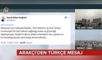 İran Dışişleri Bakanı Arakçi'den Türkçe mesaj