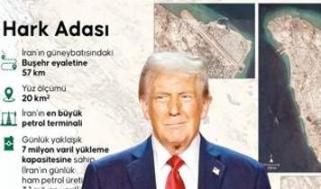 Trump hedef aldıklarını duyurdu! Hark Adası'nda peş peşe patlama sesleri